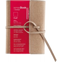 Carnet de notes senseBook Flap, modele S, feuilles blanches