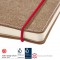 Carnet de notes senseBook Red Rubber, modele M, feuilles quadrillees