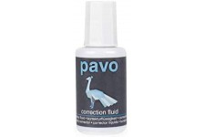 Pavo 8000890 Correction flssigkeit, blanc, contenu : 20 ml