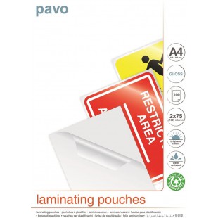 8004270 Pack de 100 Pochettes de Plastification A4 2 x 75 mc