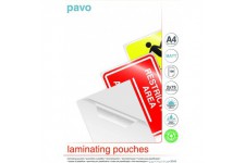 Boite de 100 Pochettes de plastification a  chaud mat 2 x 75 microns A4 Transparent