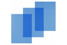 Paquet de 100 Couvertures en PVC 200 microns A4 Bleu