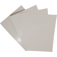A4 Glossy Cardboard Couverture - Blanc (Lot de 100)