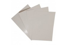 A4 Glossy Cardboard Couverture - Blanc (Lot de 100)