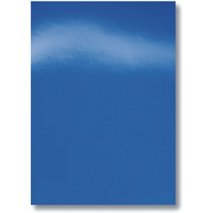 100 Couverture Couvercle A4 brillant bleu