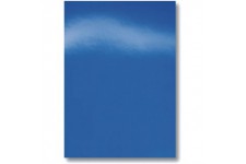 100 Couverture Couvercle A4 brillant bleu