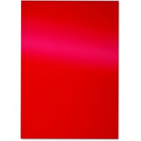 Boite de 100 Couvertures de reliure carton glace brillante 250 g A4 Rouge