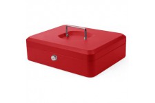 8011094 12 pouces Cash Boite - Rouge