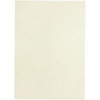 A4 Cuir Grain Couverture - Blanc (Lot de 100)