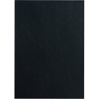 A4 Cuir Grain Couverture - Noir (Lot de 100)