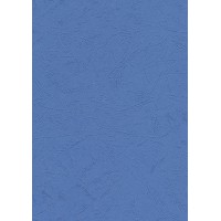 Plats de couvertures A4 grain cuir 250 g Bleu