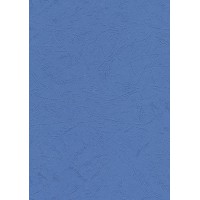 Plats de couvertures A4 grain cuir 250 g Bleu