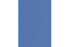 Plats de couvertures A4 grain cuir 250 g Bleu
