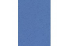 Plats de couvertures A4 grain cuir 250 g Bleu