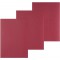 Boite de 100 Plats de couverture A4 grain cuir 250 g Rouge