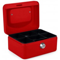 8011861 6 pouces Cash Boite - Rouge