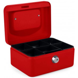 8011861 6 pouces Cash Boite - Rouge