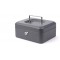 Pavo premium caisse a  monnaie avec serrure a  cylindre avec 2 cles/20 x 16 x 9 cm (gris fonce)