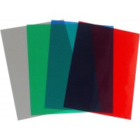 Paquet de 100 Couvertures en PVC 200 microns A4 couleurs assorties