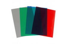 Paquet de 100 Couvertures en PVC 200 microns A4 couleurs assorties