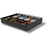 Safescan 3540t utilisation Tiroir-caisse pour SD 3540 Mise en page Pieces, 8 compartiments, noir