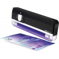 Safescan 40H - Detecteur de Faux Billets UV Portable pour la verification des Billets - Convient pour Les Billets en polymere, y