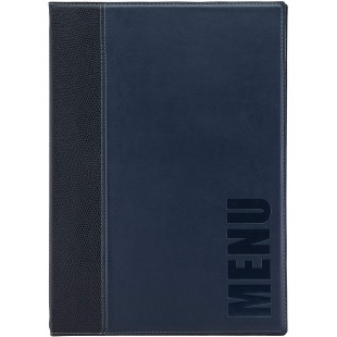 SECURIT Protege-Menu Simili Cuir de la Gamme Tendance - A4, 1 Double Insert Inclus (presente 4 Pages A4)