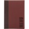 Securit MC-TRA4-WR Porte-menu en similicuir avec 1 insert double face Bordeaux Format A4