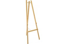 Securit Chevalet Bois easel, avec Finition Hetre Laque - 165cm