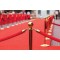 SECURIT Classic Barriere de Base Ronde - Or - Tete Plate Post 100 cm et 31 x 31 cm