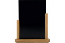 Securit Tableau noir elegant Finition laquee Acajou 15 x 21 cm