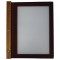 Securit Protege-menus A4 de la Gamme Wood (x20) Plus Box, 2 Inserts Inclus avec Chaque menu (presente 4 Pages A4)