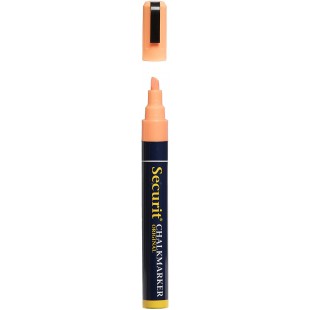 Marker Pen Tableau - Ligne orange 6mm. a  base d'eau.