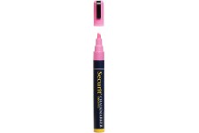 Securit Marqueur craie liquide Pointe biseautee Largeur de trait de 2 a  6 mm Rose (Import Royaume Uni)