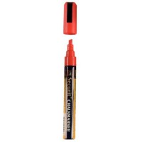 Securit 6mm Liquid Chalk Pen Red