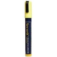 Marker Pen tableau - ligne 6mm Jaune. a  base d'eau.