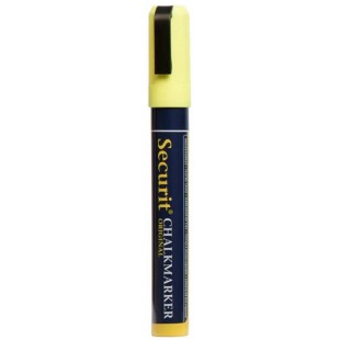Marker Pen tableau - ligne 6mm Jaune. a  base d'eau.
