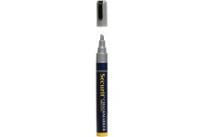 Securit Marqueur a  craie liquide a  pointe biseautee Largeur du trait 2 x 6 mm argent