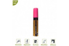 SECURIT Marqueur Craie Liquide ORIGINAL LARGE Biseautee 7 - 15 mm Rose