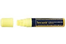 SECURIT Marqueur Craie Liquide ORIGINAL LARGE Biseautee 7 - 15 mm Jaune