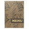 Securit Protege-menu de la Gamme Design - A4-1 Double Insert Inclus (presente 4 Pages A4)