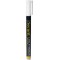 Securit Marqueur a  craie liquide, petite plume, Blanc (Sma100-wt)
