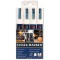 Securit Lot de 4 marqueurs a  craie original MEDIUM, lot de 4
