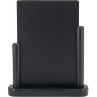 Securit Tableau noir pour menu avec petite tablette finition laquee 15 x 21 cm (Noir) (Import Royaume Uni)