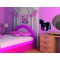 Securit Tableau noir mural en forme de cheval Noir