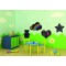 Securit Tableau noir mural en forme d'ourson Noir