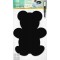 Securit Tableau noir mural en forme d'ourson Noir
