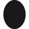SECURIT Tableau Tableau a  Craie, resine de Melamine, Ovale, Noir, 30 x 50 cm