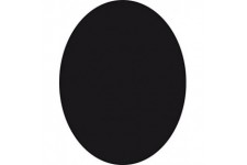 SECURIT Tableau Tableau a  Craie, resine de Melamine, Ovale, Noir, 30 x 50 cm