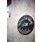 SECURIT Tableau Tableau a  Craie, resine de Melamine, Ovale, Noir, 30 x 50 cm